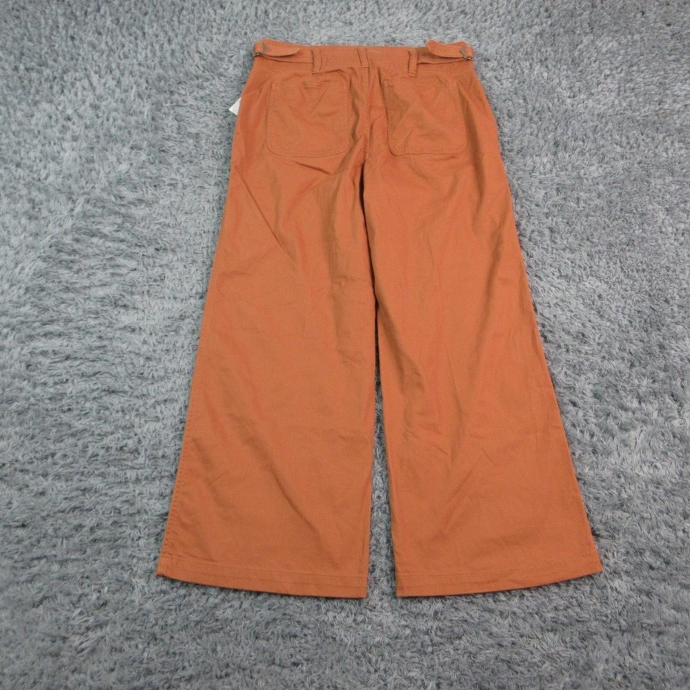 Liverpool Pants Womens 10 Orange Chino Wide Leg Relaxed Pockets 31x27.5* NWT - Picture 14 of 16